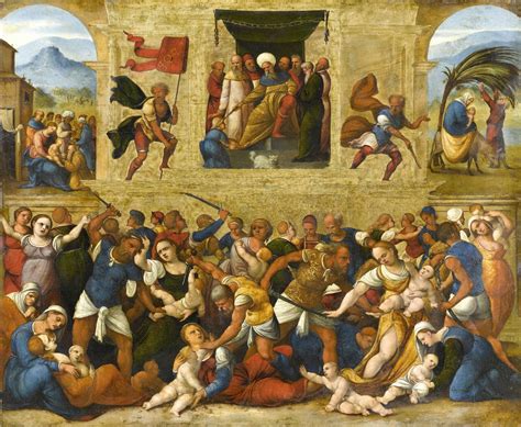 “The Massacre of the Innocents” – An Unflinching Glimpse into Biblical Brutality and Painterly Mastery!